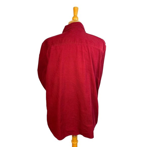 Jones New York Sport Shacket Corduroy Y2k Button Down Shirt, Size 2X - Picture 5 of 12